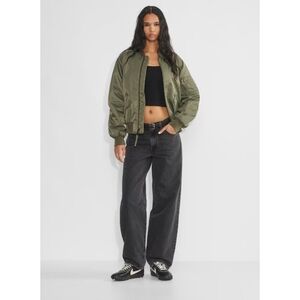 Levi's Premium Baggy Dad Black Gray Denim Size W29L30